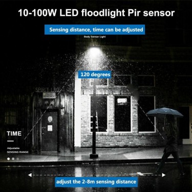 LED Floodlight Sensor Motion 