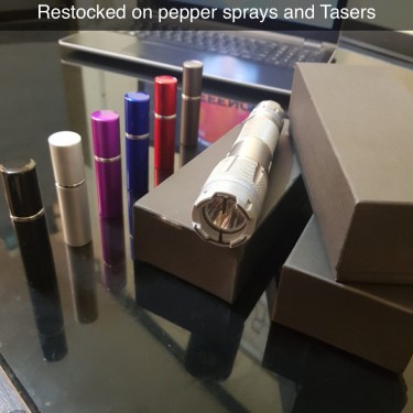 Pepper Spray And Tasers