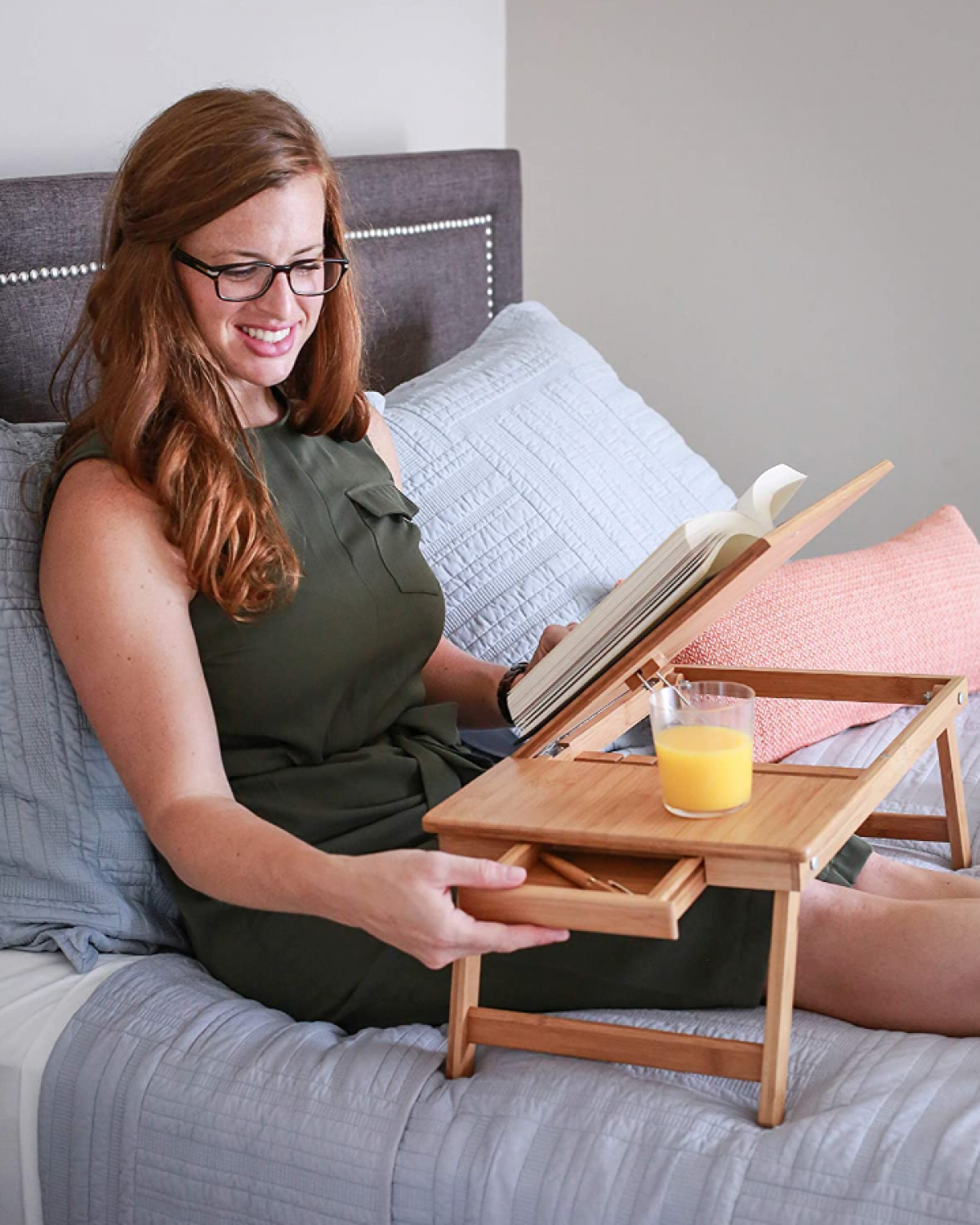 multitasking bamboo lap tray