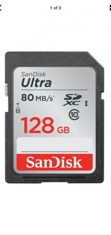 Sandisk Ultra SDXC 128GB 
