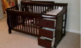 Baby Crib With Changing Table And Drawers