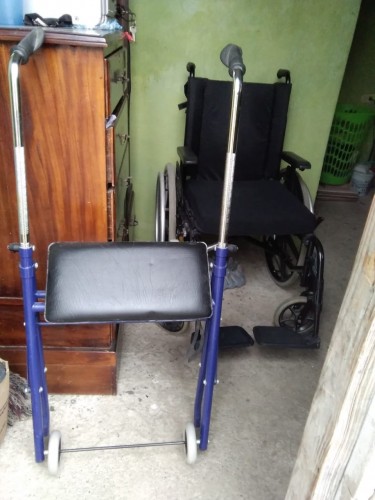 Wheel Chair And Seated Walker 
