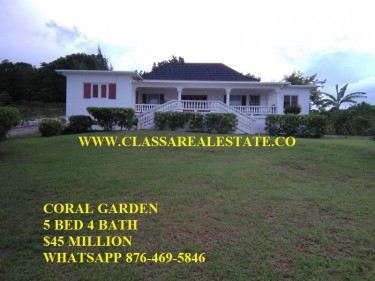 CORAL GARDEN.... 5 BED 4 BATH FOR SALE