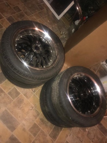 4 Brand New 17 Inches Universal 5 Lug Rim And Tyre