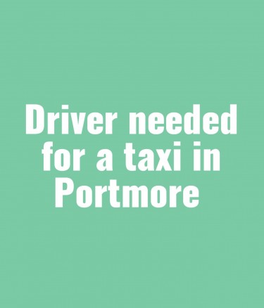  Seeking Taxi Driver In Portmore. Must Have Ppv