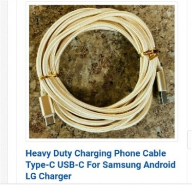 Strong Braided Durable Long Lasting Android USB C