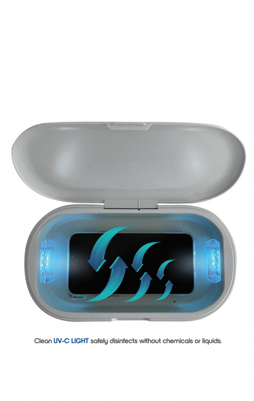 IonUV Phone Sanitizer/wireless CHARGER With Aromat