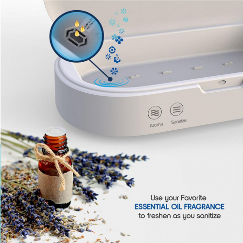 IonUV Phone Sanitizer/wireless CHARGER With Aromat