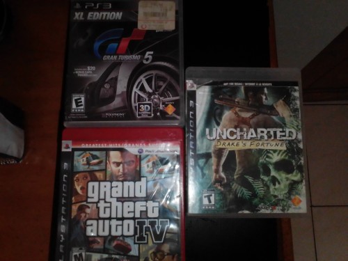 GTA 4 , UNCHARTED AND GRAN TURISMO FOR PS3 | 4500