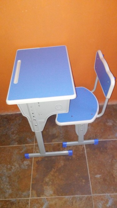 School Desk And Chairs