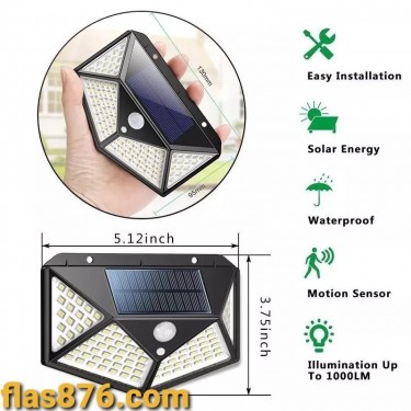 3 Mode Waterproof Motion Sensor Solar LED Light