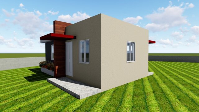 1 Bedroom House For Construction Sale