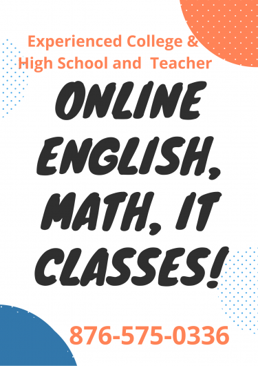 English & IT  Teacher Online And In-Home