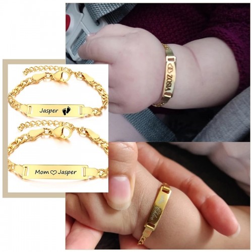 Baby Custom Name Bracelet