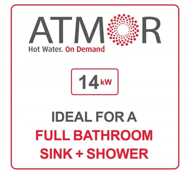ATMOR 14KW TANKLESS INSTANT WATER HEATER