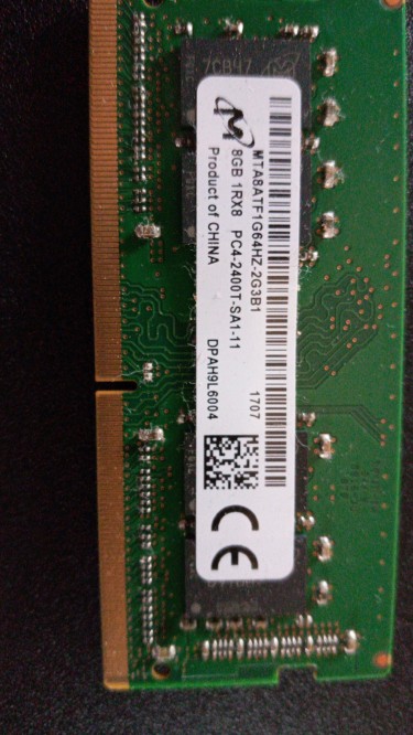 DDR4 8GIG LAPTOP MEMORY