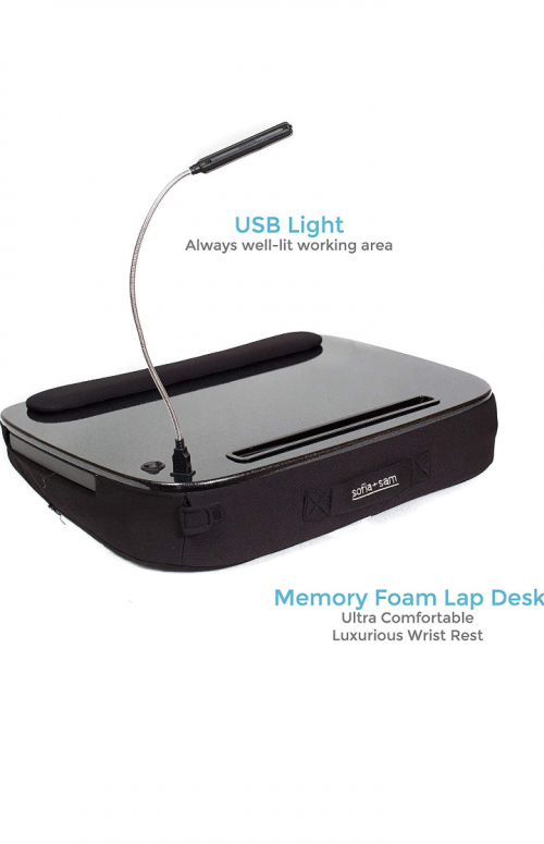 Sofia + Sam Multi Tasking Memory Foam Lap Desk Wit