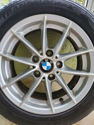 4 Used Original BMW 16 Inch Rims With Tires.