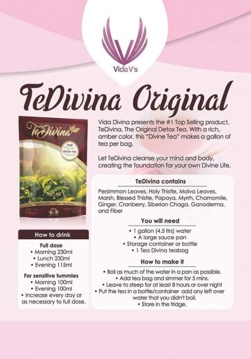 TeDivina Detox Tea With Weight Loss Benefit