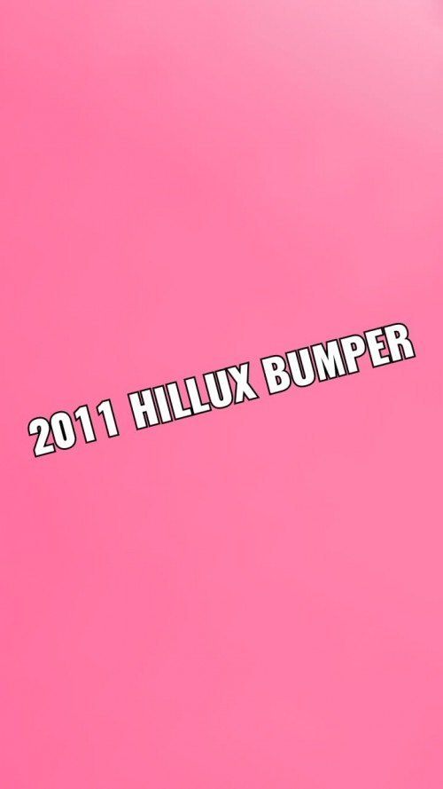 2011 Hillux Bumper