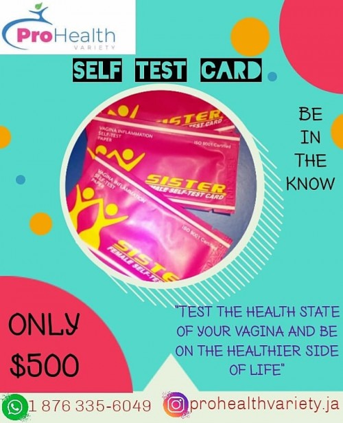 Yoni Self Test Card