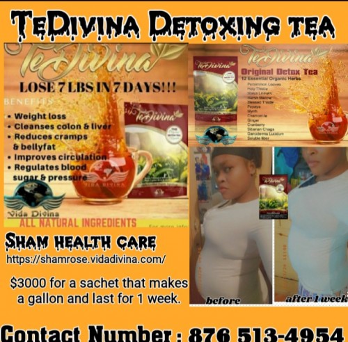 Tedivina Detoxing Tea And Supplement.