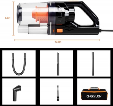 Car Vacuum, CHERYLON Portable Car Vacuum Cleaner