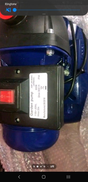 Foster 3 /4hp Water Pump With Pressure Tank