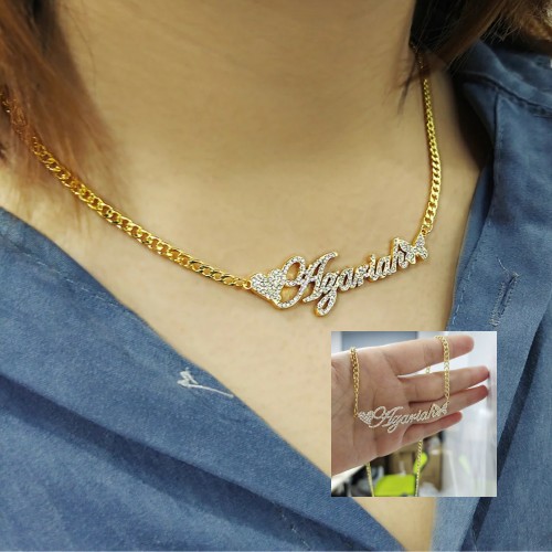 Stainless Steel Custom Name Chocker Necklace