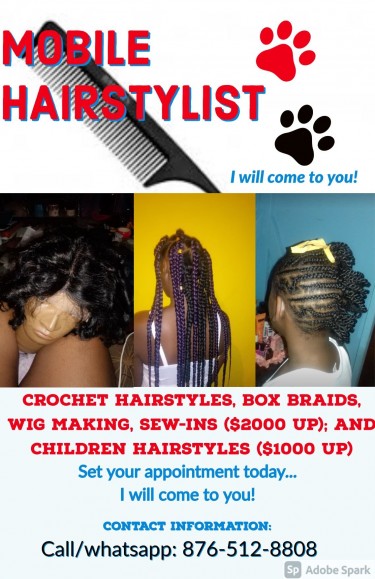 Mobile Hairstylist - Crochet, Wigs, Braids & More