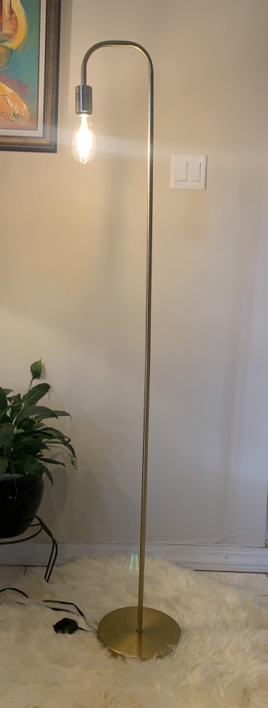 Gold Arched Floor Lamp