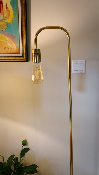 Gold Arched Floor Lamp