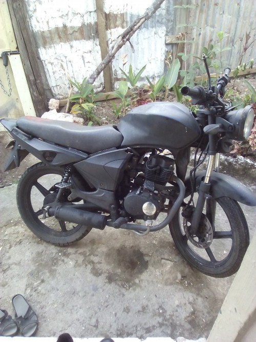 Carshed Motorbike With Brand New Almet Free 