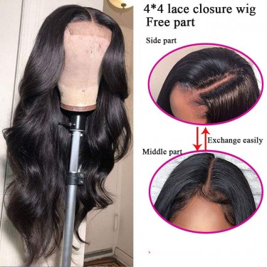 4x4 Body Wave Lace Front Wig