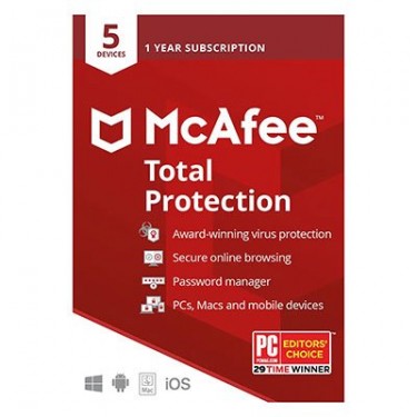 Buy McAfee Total Protection 2018 - Softwareexcelle