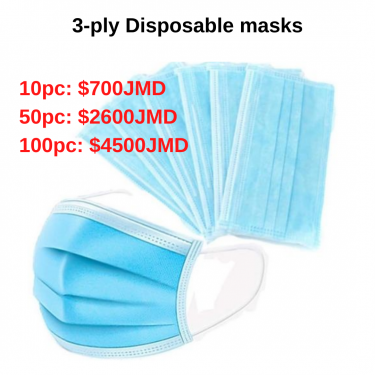 Buy & Re-sell: 3-ply Disposable Masks (10/50/100)