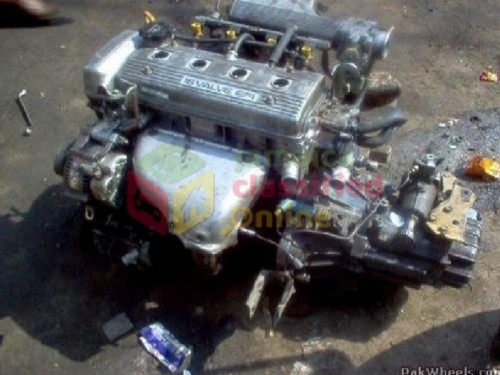Toyota 5a Engine And Transmission With  Everything