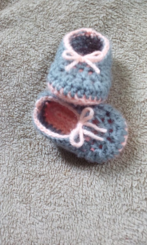 Crochet Baby Girl Slippers