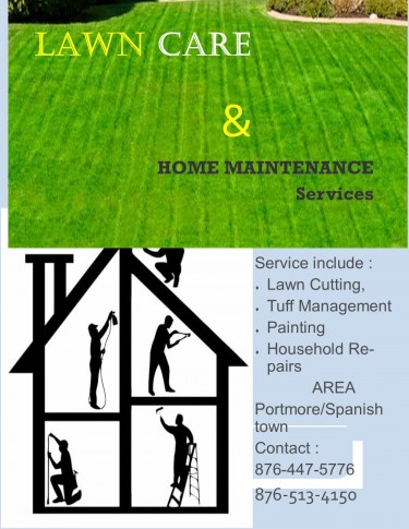 LAWN CARE And HOME MAINTENANCE Services 