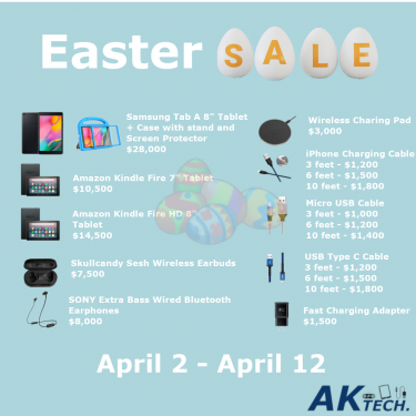 Easter Sale On Tablets & Chargers