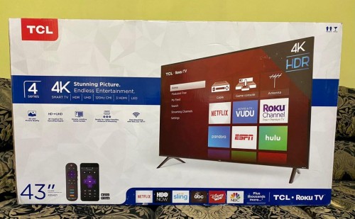 IN Box TCL Smart TV(43”) *Screen Need To Be Change