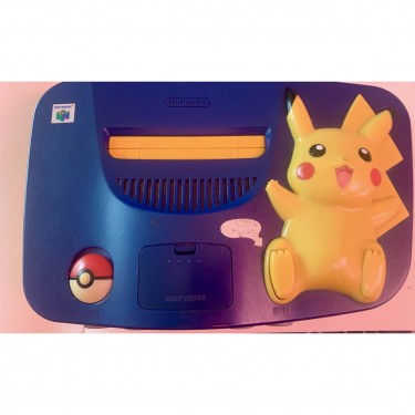 Nintendo 64 Pikachu Version Blue/Yellow Console 