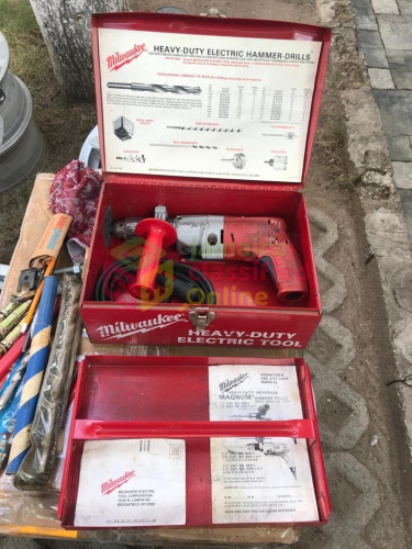 MILWAUKEE  HAMMER  DRILL With Bits Etc