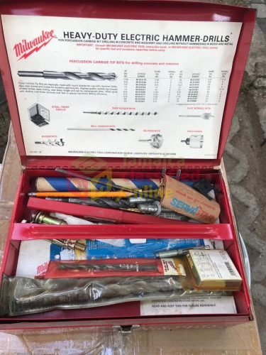 MILWAUKEE  HAMMER  DRILL With Bits Etc