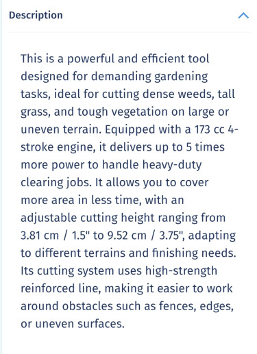 Walk Behind String Trimmer/ Mower