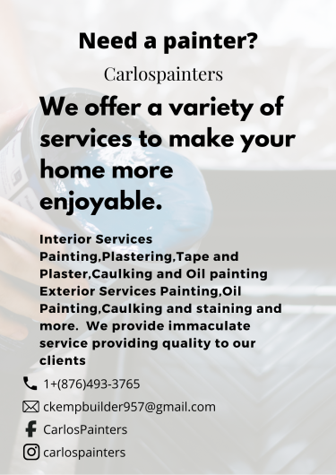 Seeking A Painter? Contact Carlospainters Today!!!