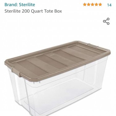 Sterilite 200 Quart Tote Box (x2)