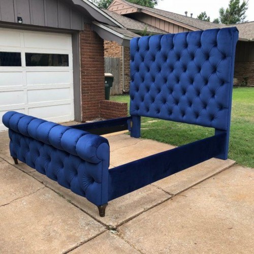 Queen Size Upholstery Suead Bed. Various Colour
