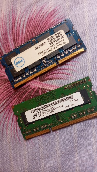 Laptop Memory DDR 3 2X4GIG