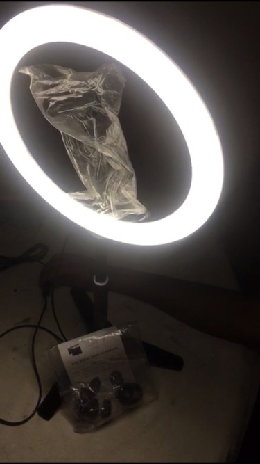 10” Ring Light With Phone Holder
